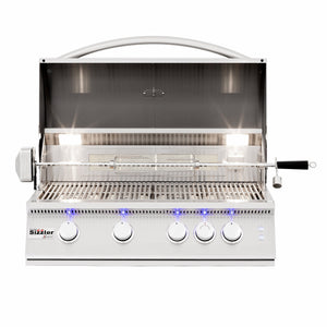 Summerset Sizzler PRO Series 32" 4-burner Built-in Propane Gas with Rear Infrared Burner