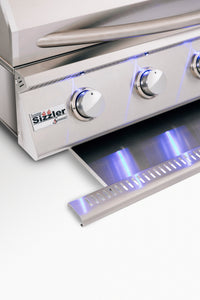 Summerset Sizzler PRO Series 32" 4-burner Built-in Natural Gas with Rear Infrared Burner